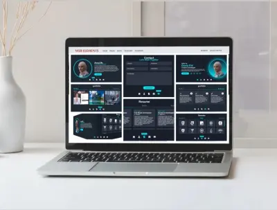 واجهة Portfolio تفاعلية 3D بتجربة مستخدم مبتكرة