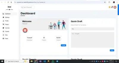 Professional Admin Dashboard