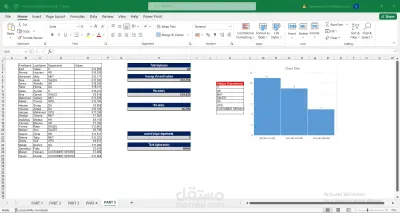 تحليل بيانات باستخدام Excel