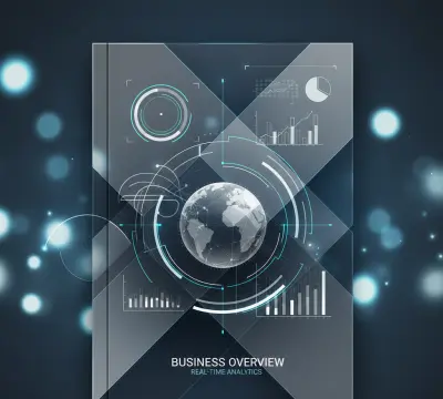 واجهة لوحة تحكم للأعمال (Business Dashboard) عصرية وحديثة