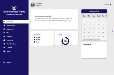 نظام إدارة صالة الألعاب الرياضية (Gym Management System)