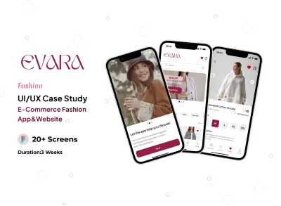 Evara – Fashion E-Commerce App Design