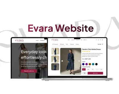 Evara – E-Commerce Website Design