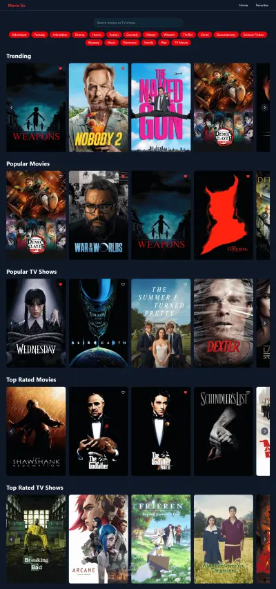 MovieGo - موقع تصفح افلام
