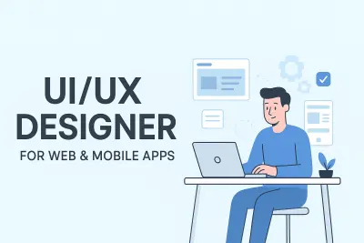 تصميم وجهات المستخدم UI/UX للموبايل والويب.