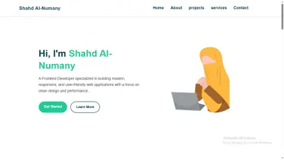 موقعي الشخصي My-Portfolio