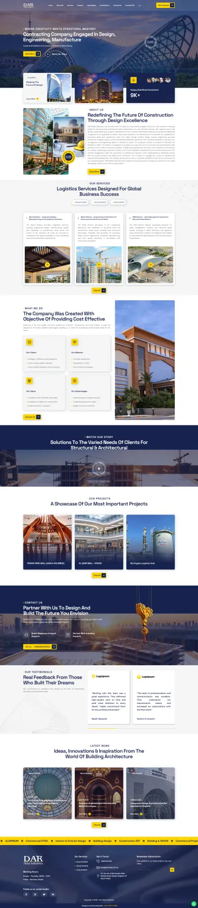 شركه دار المعدن للصناعات المعدنية