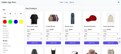 متجر الكتروني لبيع الملابس