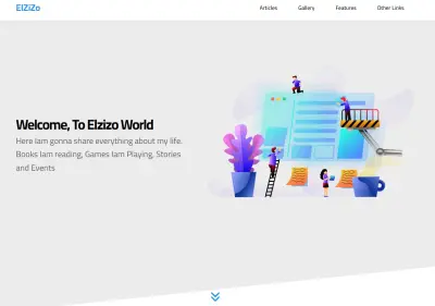 تصميمي موقع Portfolio  راقي و جذاب