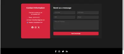 contact page