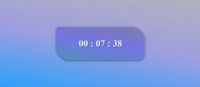 ساعة رقمية تعرض الوقت الحالي (الساعات – الدقائق – الثواني)