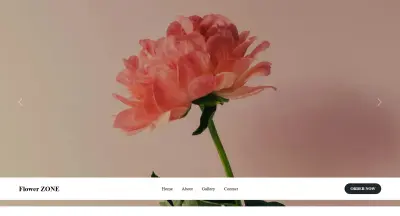 Flower Zone | موقع زهور أنيق وتفاعلي بـ React.js