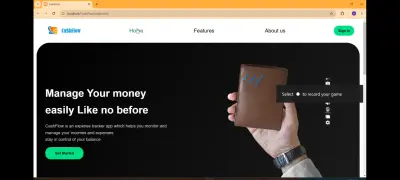 مشروع ويب Cash Flow