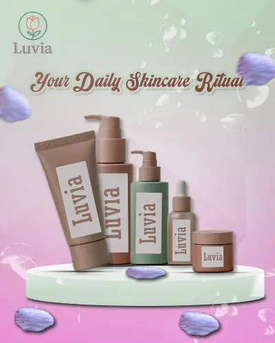 تصميم إعلانات وبوستات سوشيال ميديا احترافية لبراند سكين كير