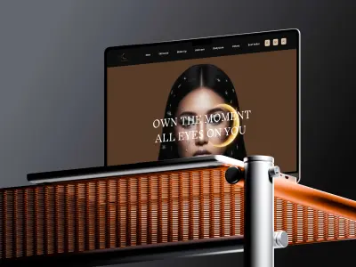 Eclipsa – Luxury Cosmetics Landing Page Design