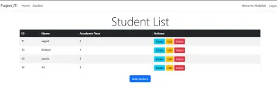 Student & Courses Management System