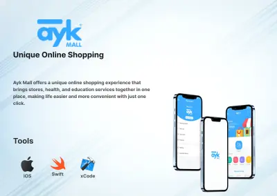 تطور تطبيقات  Native iOS لمشروع Ayk Mall – Online Shopping