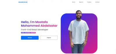 عمل مواقع Portfolio احترافيه لعرض الاعمال