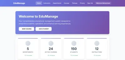 Course Management System (ASP.NET Core MVC)