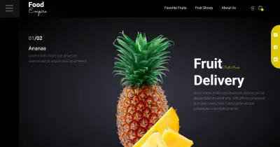 Fresh Fruits – صفحة هبوط لعرض وبيع الفواكه الطازجة
