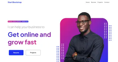 Professional Portfolio – موقع شخصي احترافي متعدد الصفحات