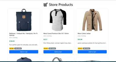 E-Commerce Website – واجهة متجر إلكتروني حديثة وسلسة