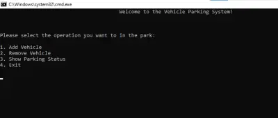 Vehicle Parking Management System
