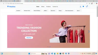 Shop Easy – موقع تجارة إلكترونية Responsive
