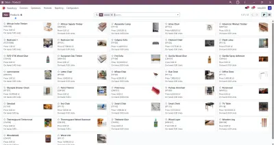 Add Products & Categories With pictures at Odoo Inventory Module