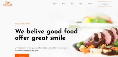 Restaurant Website