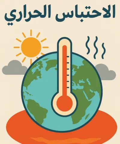 كتابة محتوى (تقرير عن الإحتباس الحراري )