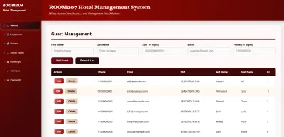 Hotel_Data base (ROOM207)