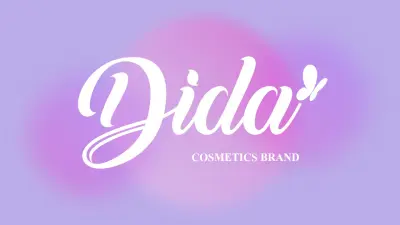 عرض شامل لتصميم إعلانات وهوية منتج عناية بالبشرة – Dida Cosmetics