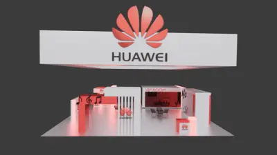 Huawei Exhibition & Booth Design - تصميم متكامل لإيفينت هواوي