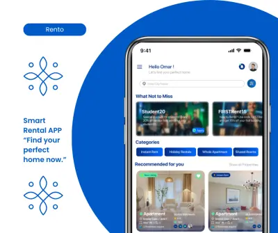 تصميم تطبيق موبايل للايجار