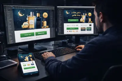 تصميم صفحه هبوط احترافية لزيادة المبيعات والتحويلات