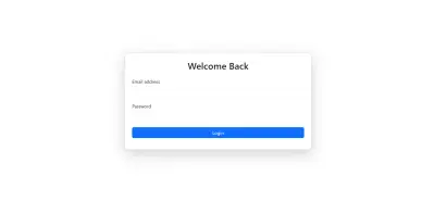 تنفيذ login page