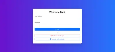 تنفيذ Login Screen