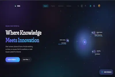 Full-Stack AI Study Platform | Interactive Exams & Analytics