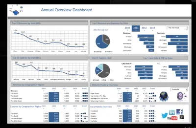 annual overview dashboard