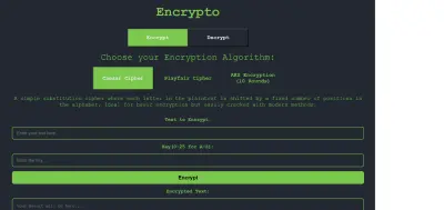 Encrypto – تطبيق التشفير وفك التشفير
