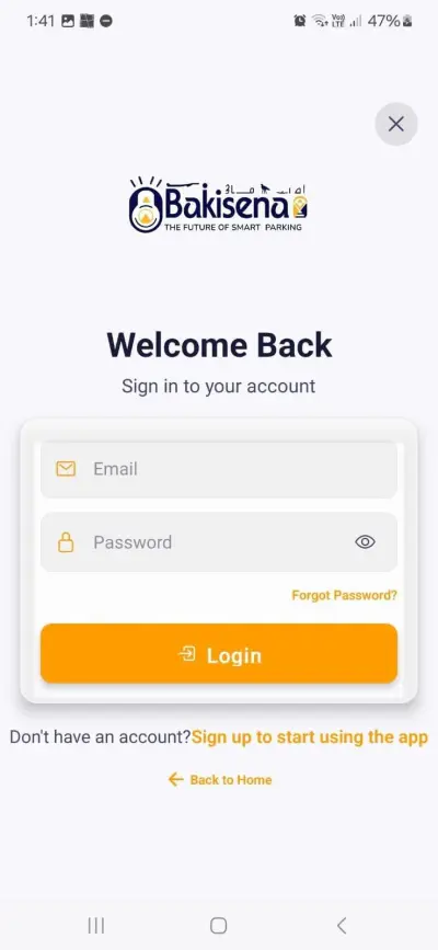 تطبيق باكيسينا لإدارة مواقف السيارات