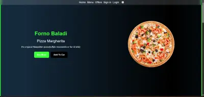 resturant website