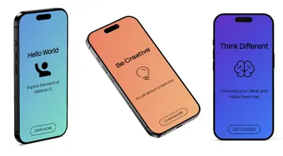 UI Design in iPhone frame