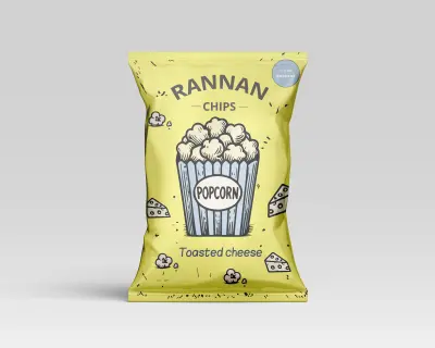 تصميم غلاف احترافي لكيس بوشار