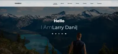 Daniels – Responsive Bootstrap Website Design