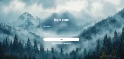 Login and signup page