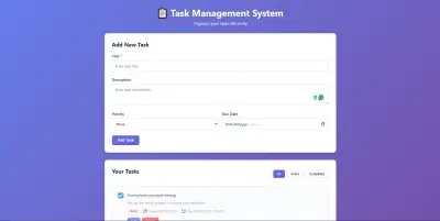 Task Management UI