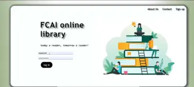موقع لإدارة الكتب أونلاين بتصميم احترافي وجذاب