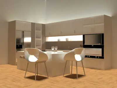 تصميم مطبخ مودرن لقناة طبخ